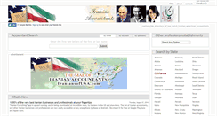 Desktop Screenshot of iranian-accountants.com