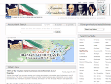 Tablet Screenshot of iranian-accountants.com